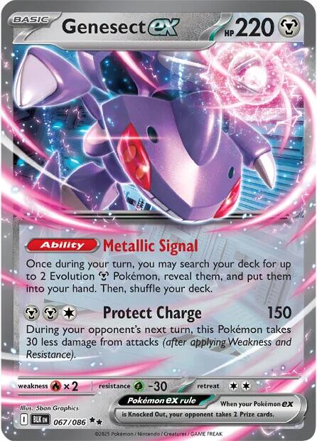 Image of Genesect ex (067/086) [Scarlet & Violet: Black Bolt]