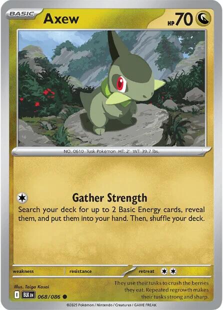 Image of Axew (068/086) [Scarlet & Violet: Black Bolt]