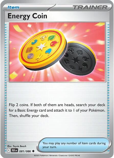 Image of Energy Coin (081/086) [Scarlet & Violet: Black Bolt]