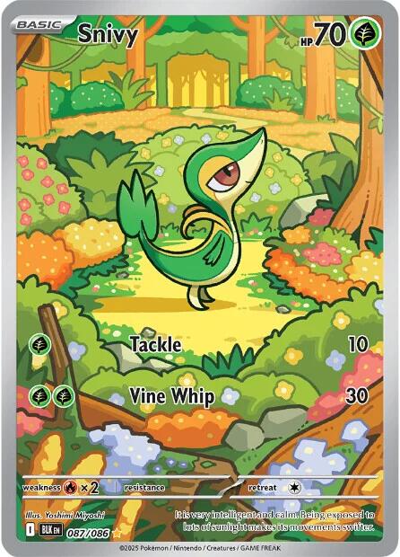 Image of Snivy (087/086) [Scarlet & Violet: Black Bolt]