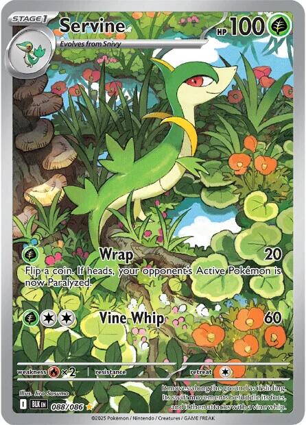 Image of Servine (088/086) [Scarlet & Violet: Black Bolt]
