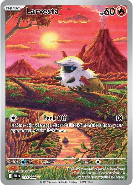 Image of Larvesta (099/086) [Scarlet & Violet: Black Bolt]