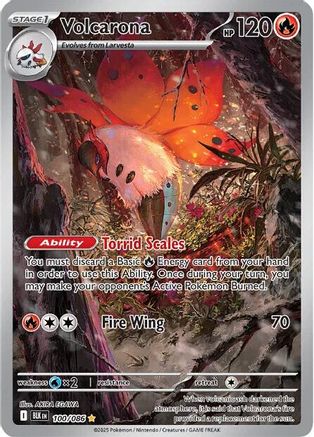 Image of Volcarona (100/086) [Scarlet & Violet: Black Bolt]