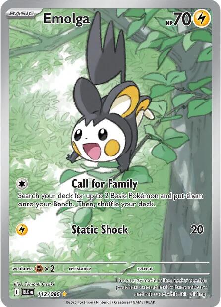 Image of Emolga (112/086) [Scarlet & Violet: Black Bolt]