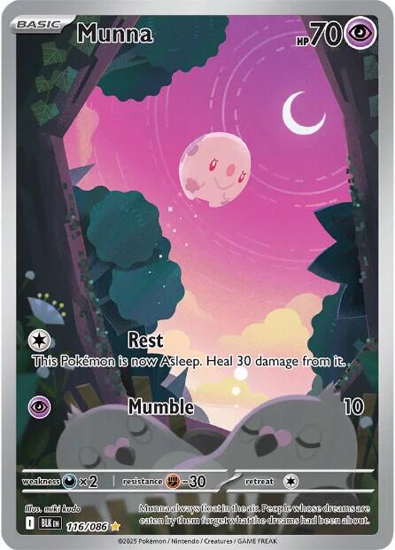 Image of Munna (116/086) [Scarlet & Violet: Black Bolt]