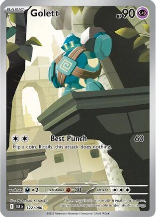 Image of Golett (122/086) [Scarlet & Violet: Black Bolt]