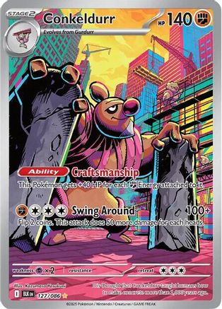 Image of Conkeldurr (127/086) [Scarlet & Violet: Black Bolt]