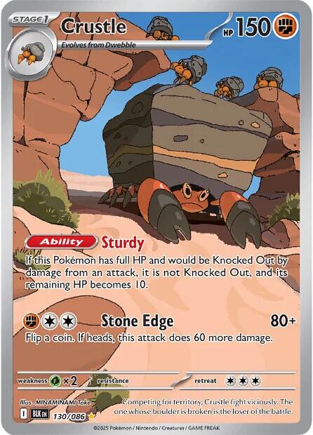 Image of Crustle (130/086) [Scarlet & Violet: Black Bolt]