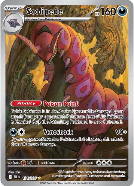 Image of Scolipede (134/086) [Scarlet & Violet: Black Bolt]