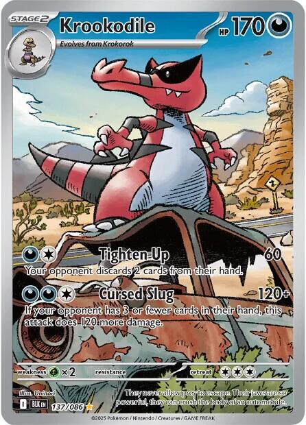 Image of Krookodile (137/086) [Scarlet & Violet: Black Bolt]