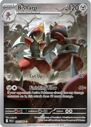 Image of Bisharp (143/086) [Scarlet & Violet: Black Bolt]