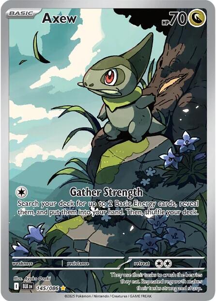 Image of Axew (145/086) [Scarlet & Violet: Black Bolt]