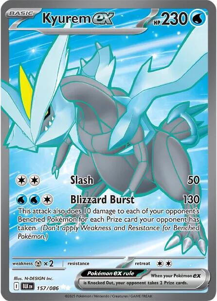 Image of Kyurem ex (157/086) [Scarlet & Violet: Black Bolt]