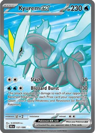 Image of Kyurem ex (157/086) [Scarlet & Violet: Black Bolt]