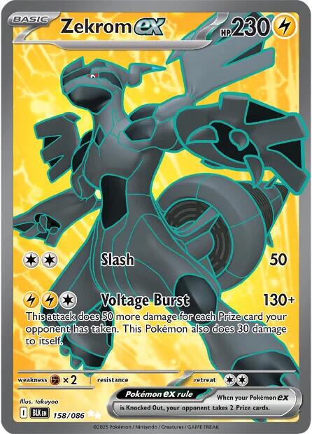 Image of Zekrom ex (158/086) [Scarlet & Violet: Black Bolt]