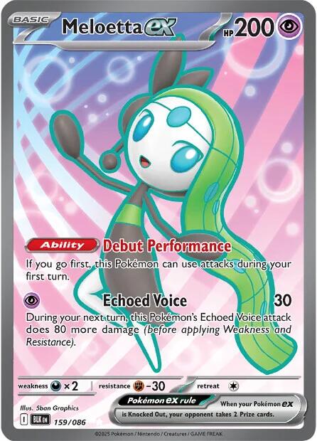 Image of Meloetta ex (159/086) [Scarlet & Violet: Black Bolt]