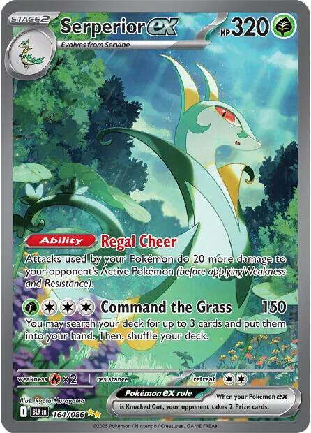 Image of Serperior ex (164/086) [Scarlet & Violet: Black Bolt]