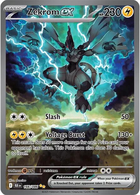 Image of Zekrom ex (166/086) [Scarlet & Violet: Black Bolt]