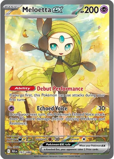 Image of Meloetta ex (167/086) [Scarlet & Violet: Black Bolt]