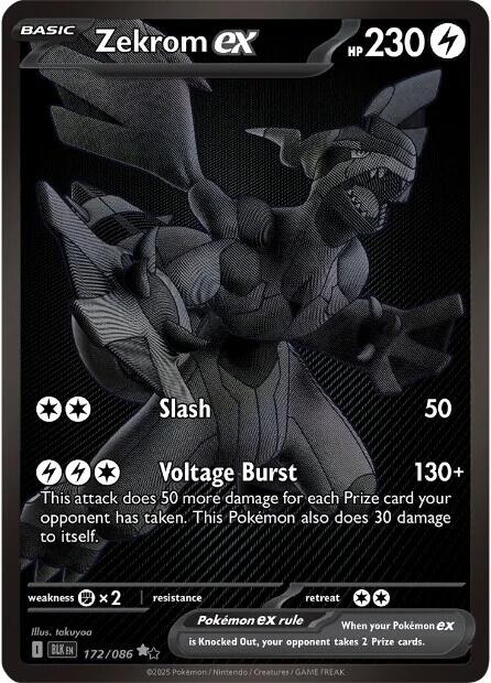 Image of Zekrom ex (172/086) [Scarlet & Violet: Black Bolt]