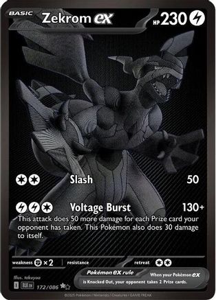 Image of Zekrom ex (172/086) [Scarlet & Violet: Black Bolt]
