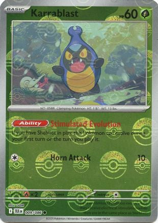 Image of Karrablast (009/086) (Poke Ball Pattern) [Scarlet & Violet: Black Bolt]