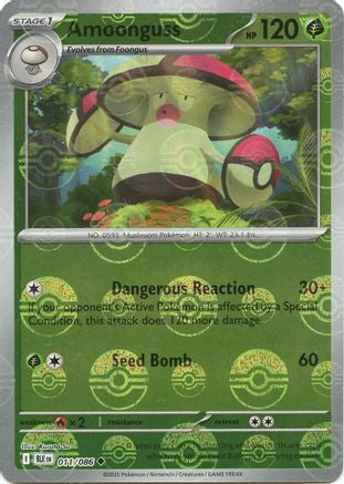 Image of Amoonguss (011/086) (Poke Ball Pattern) [Scarlet & Violet: Black Bolt]