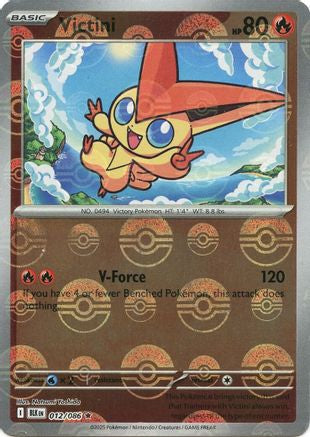Image of Victini (012/086) (Poke Ball Pattern) [Scarlet & Violet: Black Bolt]