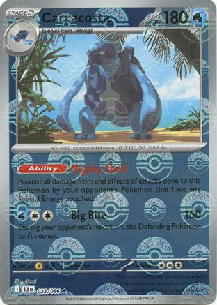 Image of Carracosta (023/086) (Poke Ball Pattern) [Scarlet & Violet: Black Bolt]