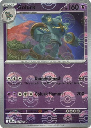 Image of Golurk (043/086) (Poke Ball Pattern) [Scarlet & Violet: Black Bolt]