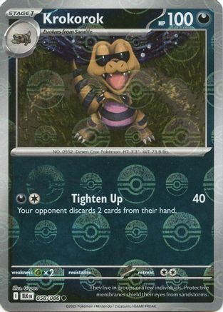 Image of Krokorok (058/086) (Poke Ball Pattern) [Scarlet & Violet: Black Bolt]