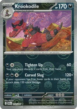 Image of Krookodile (059/086) (Poke Ball Pattern) [Scarlet & Violet: Black Bolt]