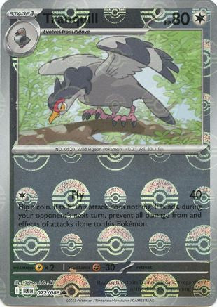 Image of Tranquill (072/086) (Poke Ball Pattern) [Scarlet & Violet: Black Bolt]