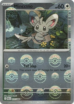Image of Minccino (075/086) (Poke Ball Pattern) [Scarlet & Violet: Black Bolt]