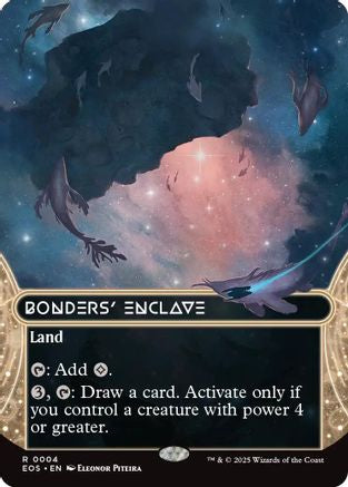 Image of Bonders' Enclave (0004) (Borderless) [Edge of Eternities: Stellar Sights]