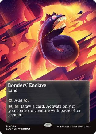 Image of Bonders' Enclave (0049) (Borderless) [Edge of Eternities: Stellar Sights]