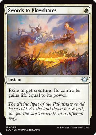 Image of Swords to Plowshares [Edge of Eternities Commander]