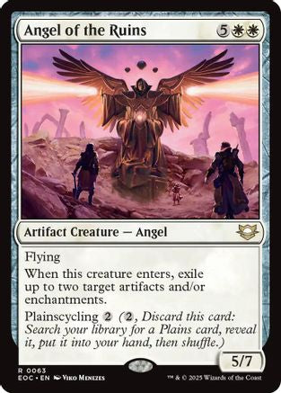 Image of Angel of the Ruins [Edge of Eternities Commander]