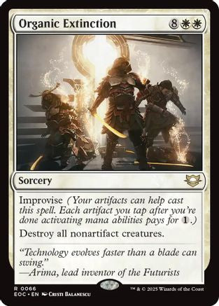 Image of Organic Extinction [Edge of Eternities Commander]