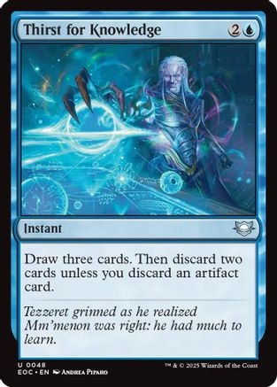 Image of Thirst for Knowledge [Edge of Eternities Commander]