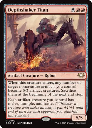 Image of Depthshaker Titan [Edge of Eternities Commander]
