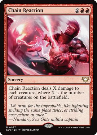 Image of Chain Reaction [Edge of Eternities Commander]