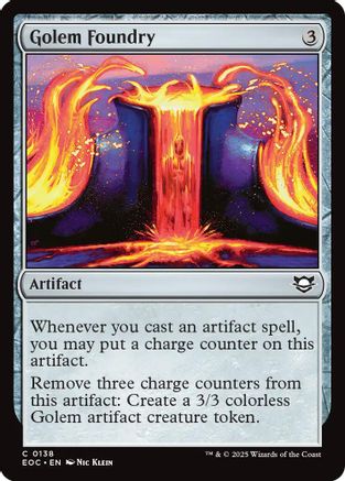 Image of Golem Foundry [Edge of Eternities Commander]
