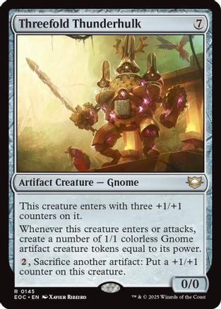 Image of Threefold Thunderhulk [Edge of Eternities Commander]