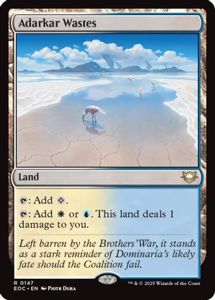 Image of Adarkar Wastes [Edge of Eternities Commander]