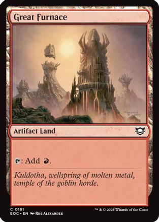 Image of Great Furnace [Edge of Eternities Commander]