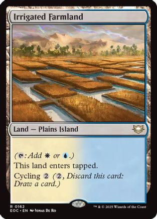 Image of Irrigated Farmland [Edge of Eternities Commander]