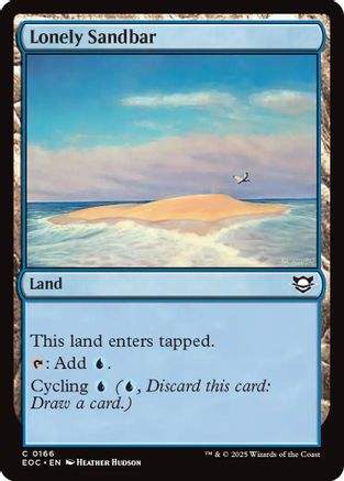 Image of Lonely Sandbar [Edge of Eternities Commander]