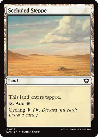 Image of Secluded Steppe [Edge of Eternities Commander]