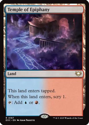 Image of Temple of Epiphany [Edge of Eternities Commander]